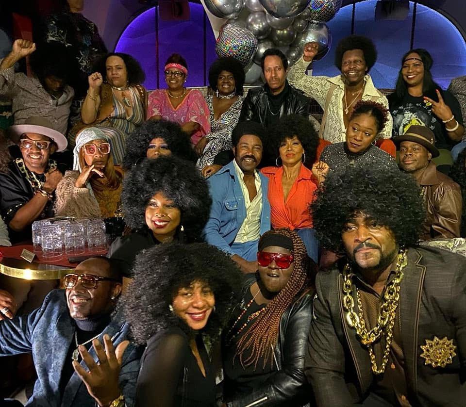 The Black Dynamite 10th Anniversary Throwback 70's Jam Group Photo