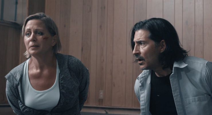 Erika Hoveland and Billy Wirth in Eternal Code (2019)