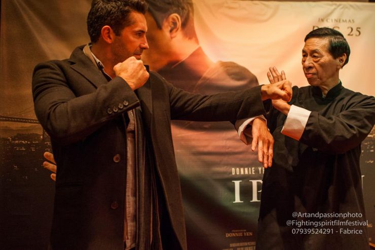 Scott Adkins and Grand Master Samuel Kwok at Ip Man 4 : The Finale (2019) Screening