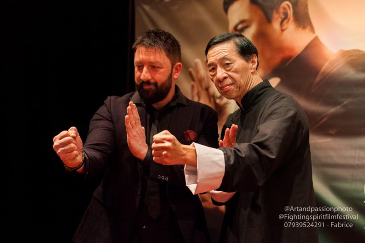 Mark Strange and Grand Master Samuel Kwok at Ip Man 4 : The Finale (2019) Screening